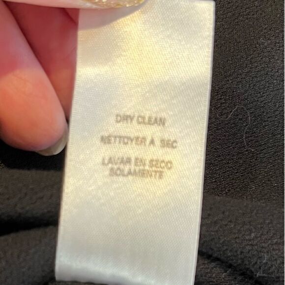 ANTHROPOLOGIE ELLA MOSS Short Blouse White Black Women’s XS - Picture 6 of 6